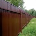 Забор из профнастила, комплект  СТАНДАРТ + (Двусторонний профлист С-8 0.45 мм)